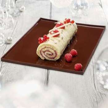 Flexiplaque de pâtisserie à rebords en silicone 37