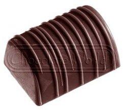 Moule à chocolat Bonbon Rectangle décors striés x