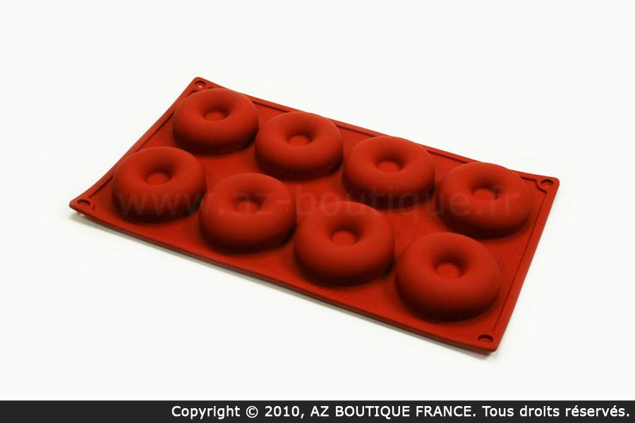 Moule flexible en silicone - 8 savarins - Flexipad
