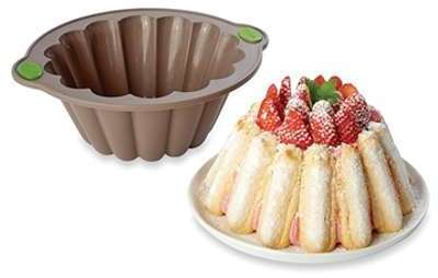 Rigiflex Moule à charlotte en silicone structure a