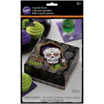 Boîte à Gâteau Tête de Mort (x3)