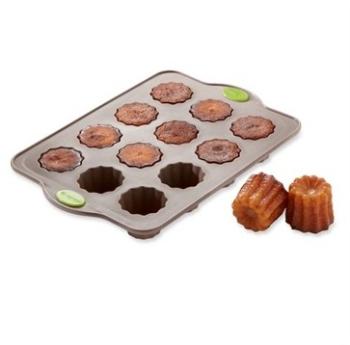 RigiFlex Plaque 12 canelés en silicone structure a