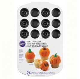 Moule Mini Cupcakes Citrouille Wilton