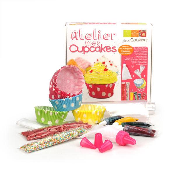 Coffret atelier je fais mes cupcakes - Au lieu de