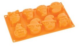Moule silicone halloween 8 figures