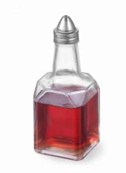 Bouteille Carré Huile et Vinaigre Verre 178ml 12 P