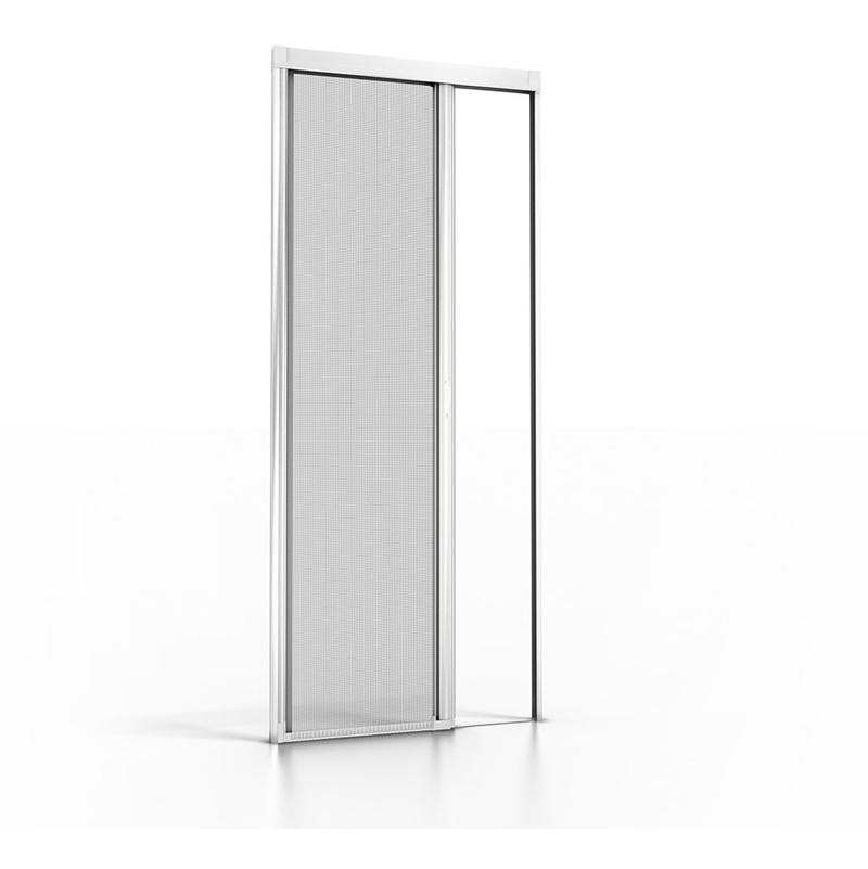 Moustiquaire enroulable porte Luxe ALU - Blanc - L