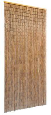 VidaXL Rideau de porte Bambou 90 x 200 cm