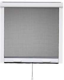 MOUSTIQUAIRE ENROULABLE VERTICALE PVC H 145 x L 100 MOUSTIQUAIRE ENROULABLE VERTICALE