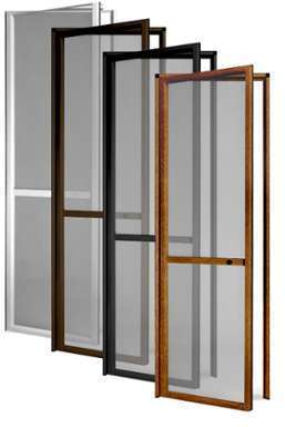 Moustiquaire porte battante avec dormant Curve Avosdim Moustiquaire porte battante