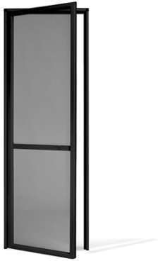 Moustiquaire porte battante avec dormant Curve Avosdim Moustiquaire porte battante