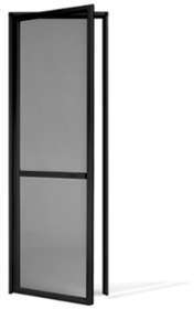 Moustiquaire porte battante avec dormant Curve Avosdim Moustiquaire porte battante