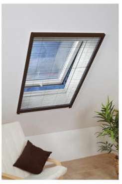 Moustiquaire plissée aluminium pour fenêtre de toi