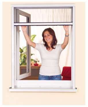 Moustiquaire Enroulable Fenêtre - PVC - Blanc L080