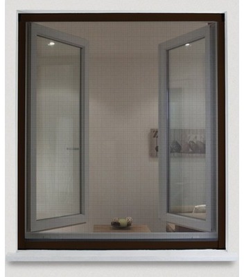 Store moustiquaire - Brun fonce Store moustiquaire - Brun