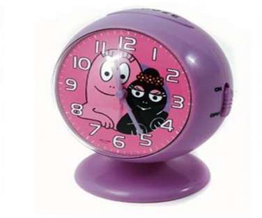 Réveil globe Barbapapa