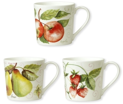 JOLI MUG Fruits Boîte de 6 mugs assortis