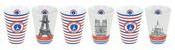 Mug expresso en porcelaine motif imprimé 10cl- Set