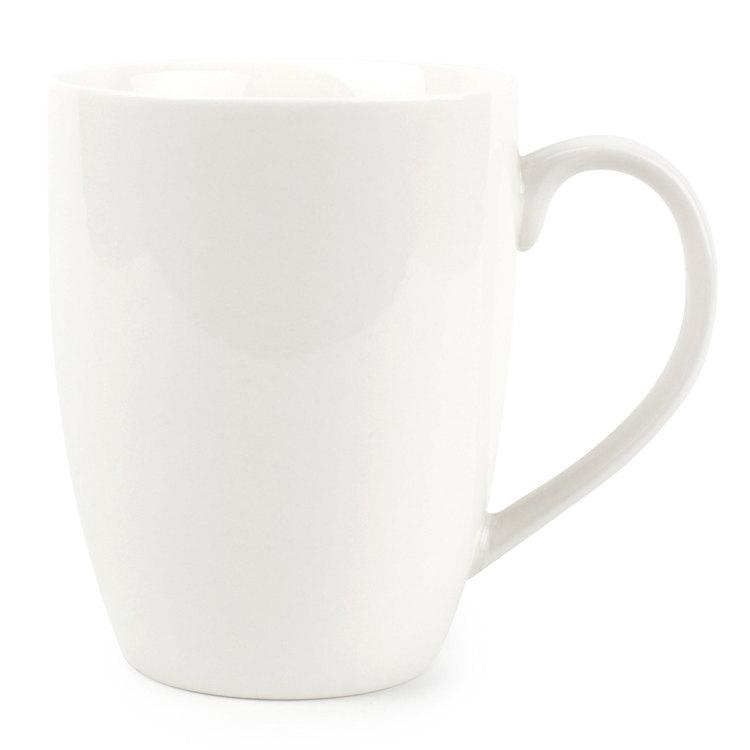 Mug en porcelaine 38cl Blanc - Lot de 6 NEW MING