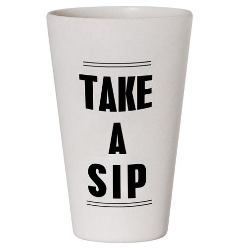 Mug en bambou Take A sip Bloomingville Diamètre 9
