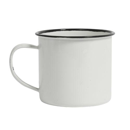 Mug en métal émaillé avec anse Madame Nordal - bla