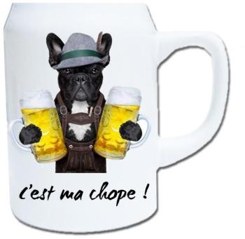 Chope à bière personnalisée - modèle éco Chope à bière personnalisée