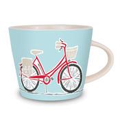 Mug en porcelaine motif vélo 35 cl CYKEL Bleu