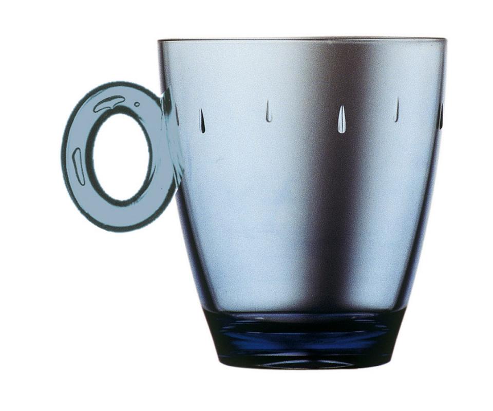 Mug saphir 33cl en polycarbonate - Lot de 6 - Polycarbonate Mug saphir 33cl en polycarbonate