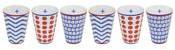 Mug expresso en porcelaine motif imprimé 10cl- Set