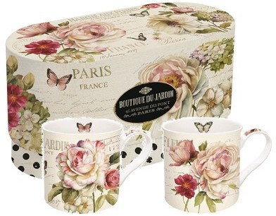 Coffret de 2 mugs Marché aux fleurs
