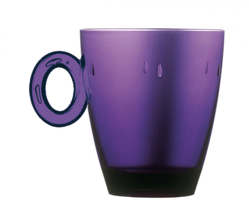 Mug améthyste 33cl en polycarbonate - Lot de 6 - Polycarbonate Mug améthyste 33cl en polycarbonate