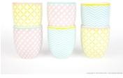 Mugs en porcelaine 27cl couleur assortie - Lot de