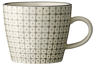Mug en céramique avec imprimé gris Carla Bloomingv