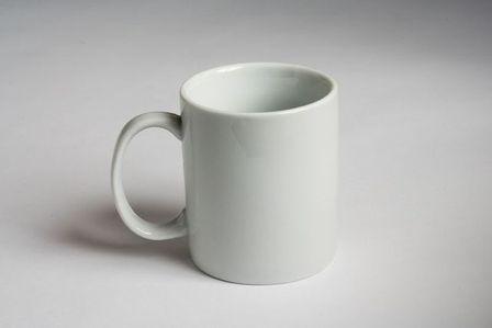 Mug blanc 9 5cm - Cafétéria - AZ boutique Mug blanc 9 5cm - Cafétéria