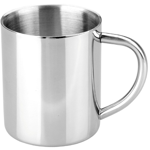 Lot 2 Mug inox double paroi IBILI 719507 - Gobelet