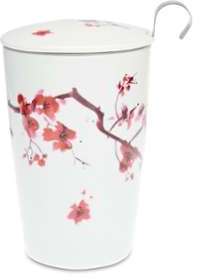 Tisanière Cherry Kyoto double paroi 35 cl avec filtre Tisanière Cherry Kyoto double