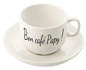Tasse personnalisée avec soucoupe