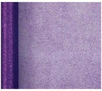 Chemin de table paillette Aubergine