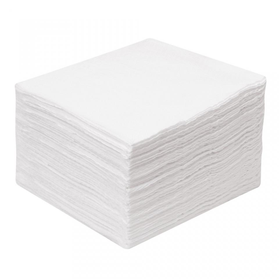 Serviettes de table en papier Lucart, coloris blan