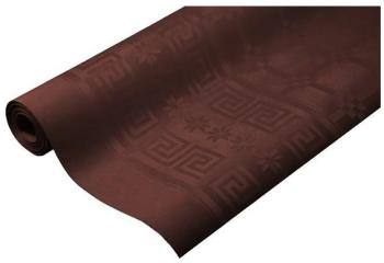 Nappe damassée Chocolat
