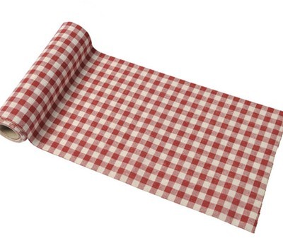 CHEMIN TABLE VICHY LIN RÉTRO 15 CM X 5 M