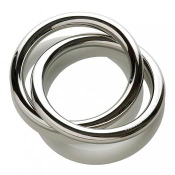 Oui - Rond de serviette - acier inoxydable Oui - Rond de serviette -