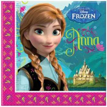 20 Serviettes La Reine des Neiges