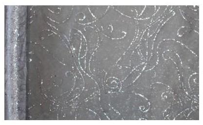 Chemin de table diamant Argent