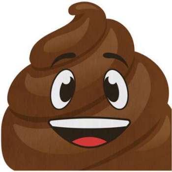 16 Serviettes Emoji Caca