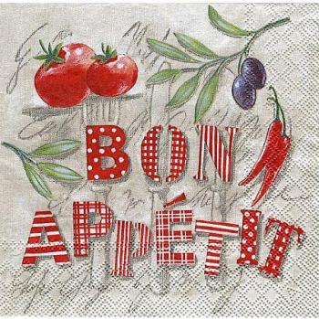 Serviettes en papier Bon Appétit