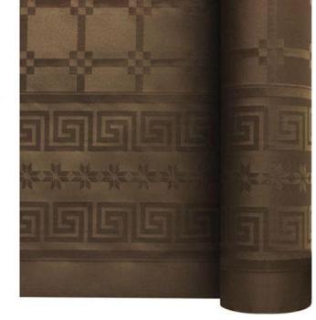 NAPPE DAMASSÉE CHOCOLAT 1,18 X 25 M