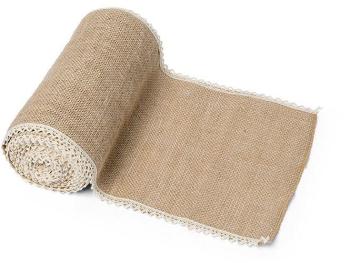 CHEMIN TABLE JUTE DENTELLE 20CMX5M