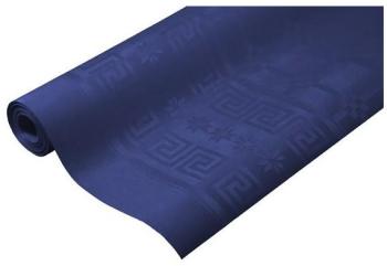 Nappe damassée Bleu marine
