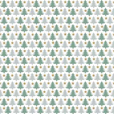 Serviette en papier (par 20) sapins vert Christmas